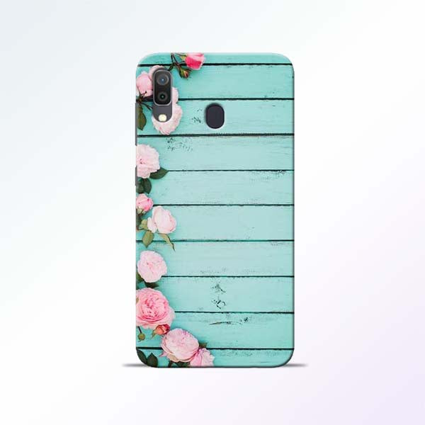Wood Flower Samsung Galaxy A30 Mobile Cases